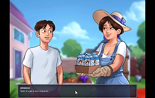 Summertime saga - delivering milk newcomer disabuse of Diana