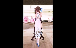 Lee Su - Killer Dance in Chinese Dress