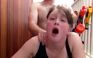 Rebellious British rocker with big curves surrenders to intense passion after curfew in POV.