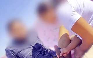 Passionate village beauty in taut leggings capitulates her purity to passionate outdoor lovemaking.