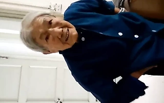 Chinese 75yo Granny Creampie