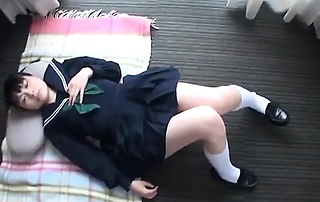 Yuma’s airless passion ignites as she globs to her knees, taking him deep in her school uniform.