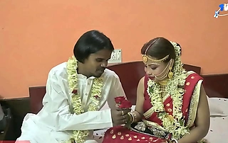 Desi Indian Wedding First Ill-lighted Lovemaking