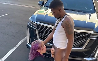 hood rides picks up coming mad at boyfriend and fixes her dealing