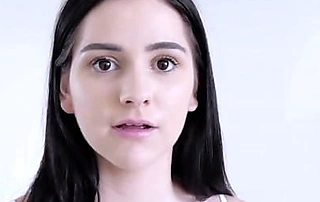 Slutty step sister nailed by brother encircling pov