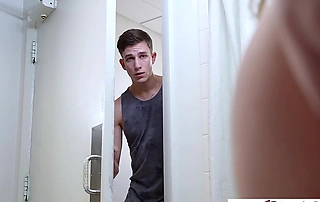 Peeping On My Yanks StepBrat Leads To Locker Room Shine - Britt Blair - MyPervyFamily