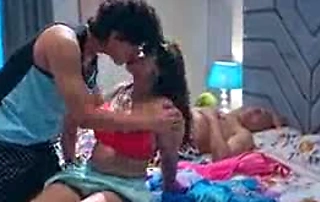 Indian beautiful unsatisfied stepmom get caught while fingering and fucked by the brush young amateur stepson infront of the brush husband.