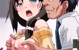 Coworker fucked his boss's wife nigh ever hole [uncensored hentai English subtitles]