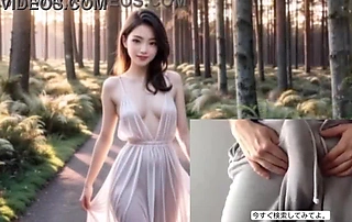 Naked Thick Tits Asian walking in the woods (with pussy onanism ASMR sound!) Uncensored Hentai