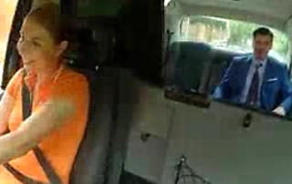 Female Fake Taxi This guy gets lucky with a horny female taxi driver