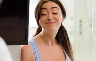 Big tits Asian teen Chloe Illusionary receives back at cheating GF with her stepdad