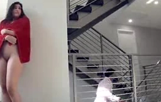 Nanny Let's Boss Borrow Her Fuck Hole After Getting Caught Playing With Her Toys